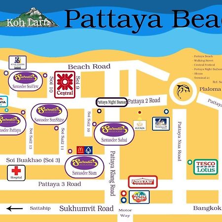 Hotel Sawasdee Sabai Pattaya Exterior foto